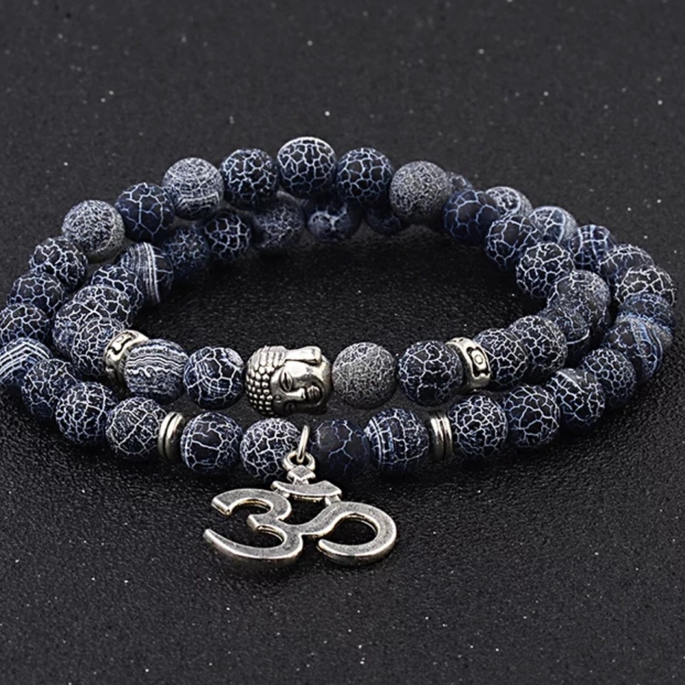 Meditation mala gemstone bracelet - Picture 2 of 6